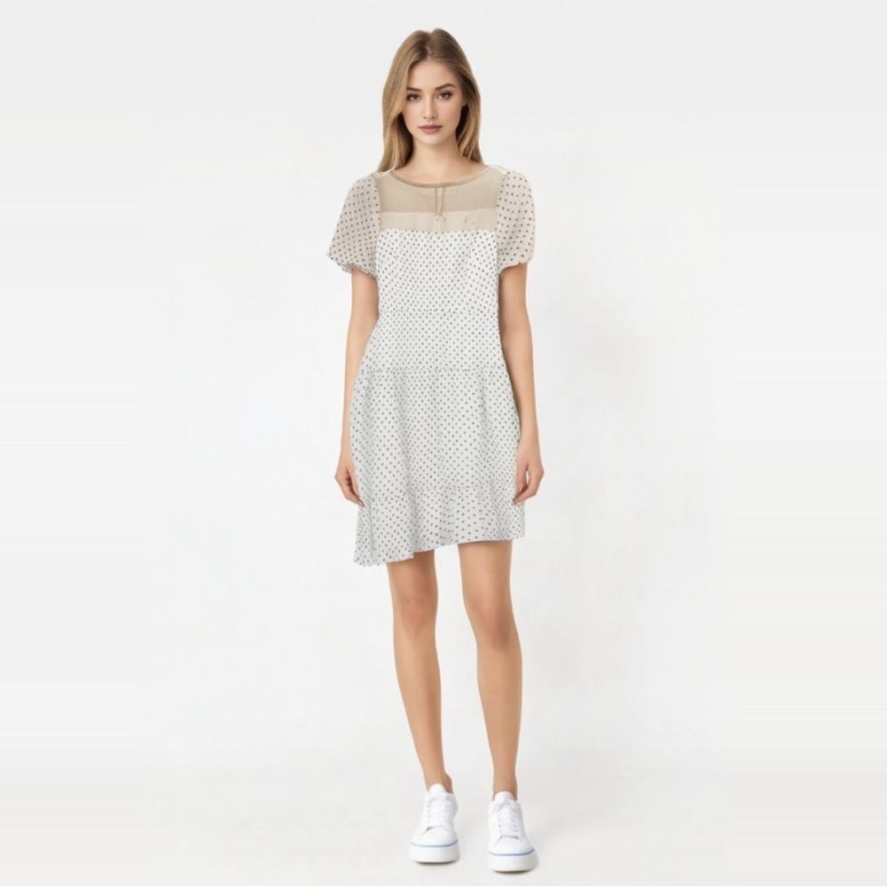 Dress The Population Polka Dot Mini Dress